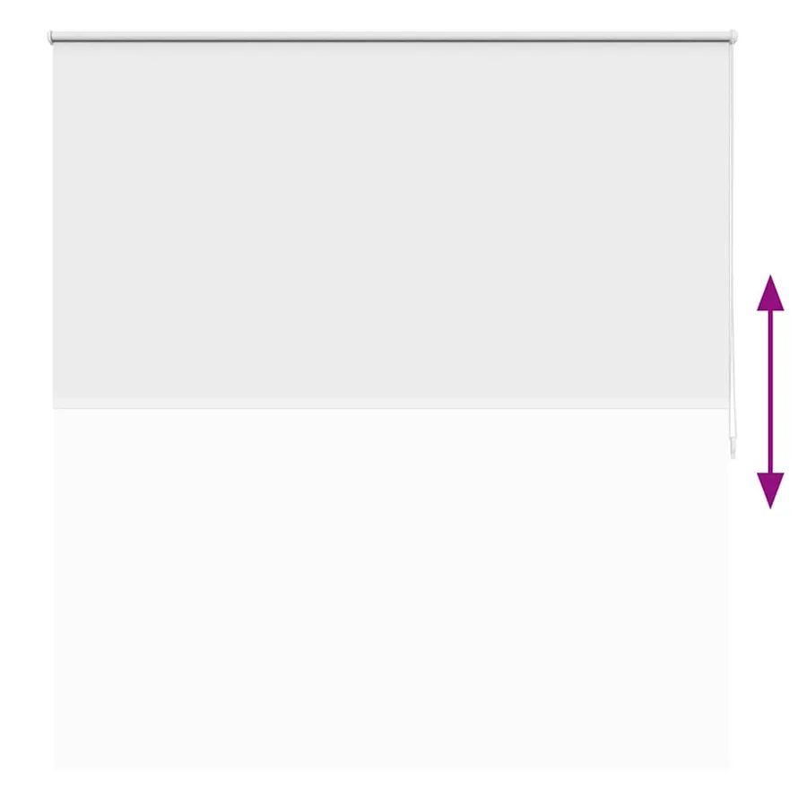 Store enrouleur occultant 144,4 x 175 cm, largeur du tissu 140 cm, blanc - 9