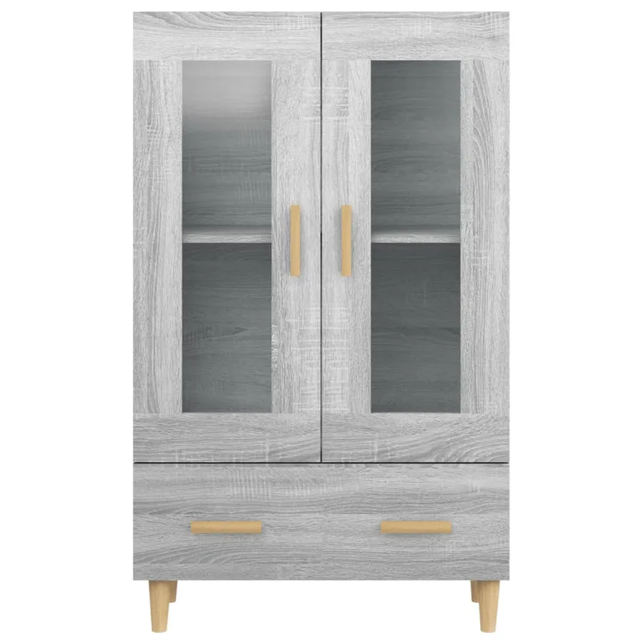 Buffet Sonoma gris 70x31x115 cm Bois d'ingénierie - 5