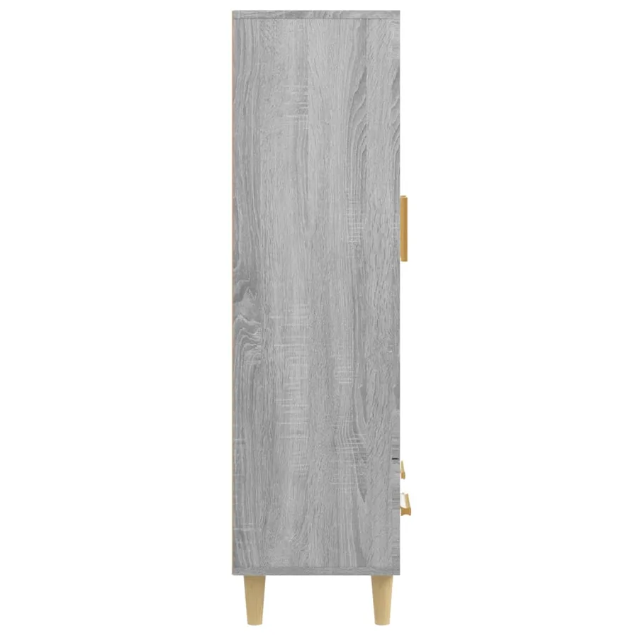 Buffet Sonoma gris 70x31x115 cm Bois d'ingénierie - 7
