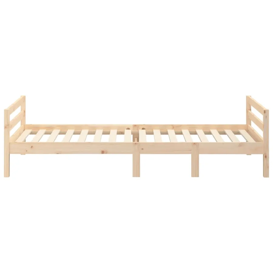 Cadre de lit sans matelas 90x200 cm bois de pin massif - 6