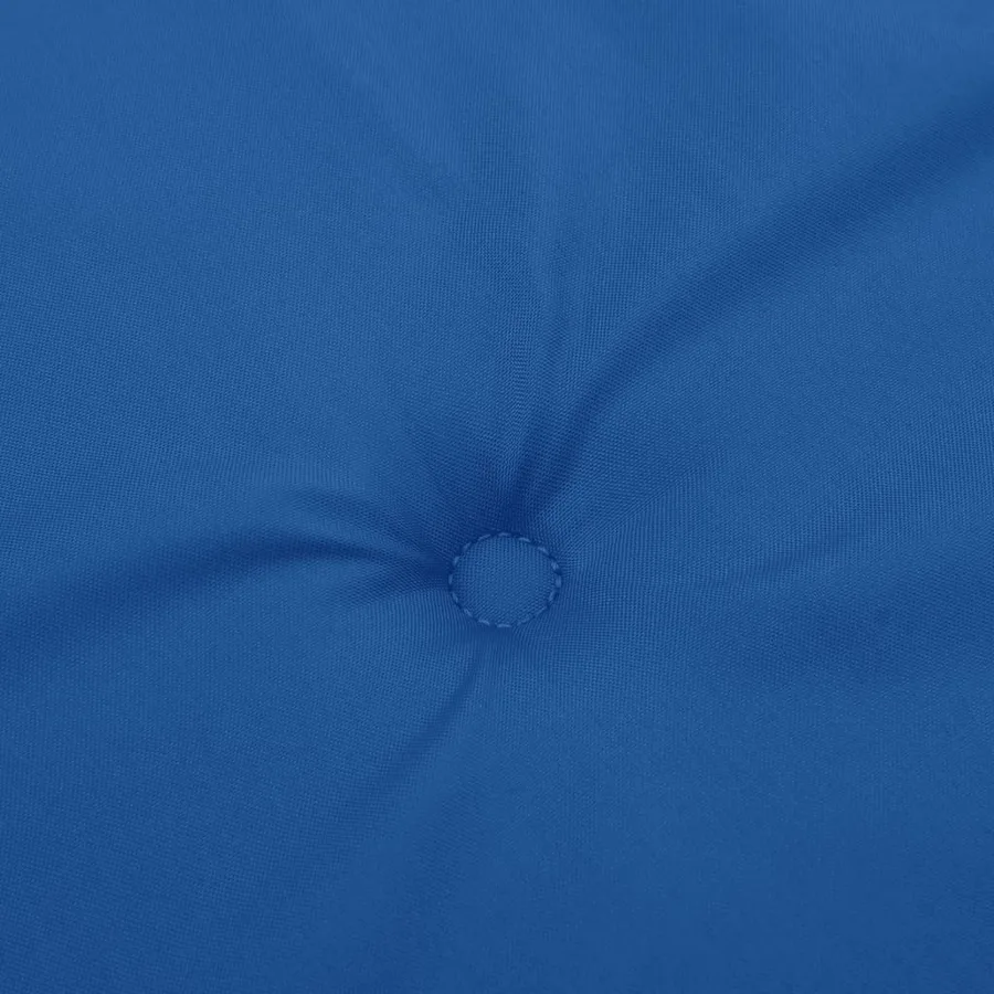 Coussins de chaise de jardin à dossier haut lot de 6 bleu royal - 7