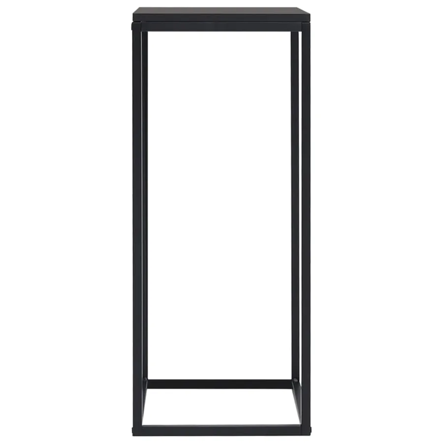 Tables d'appoint 2 pcs Noir Acier - 4
