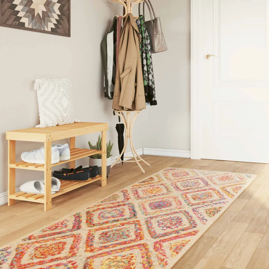 Tapis lavable multicolore 80x300 cm