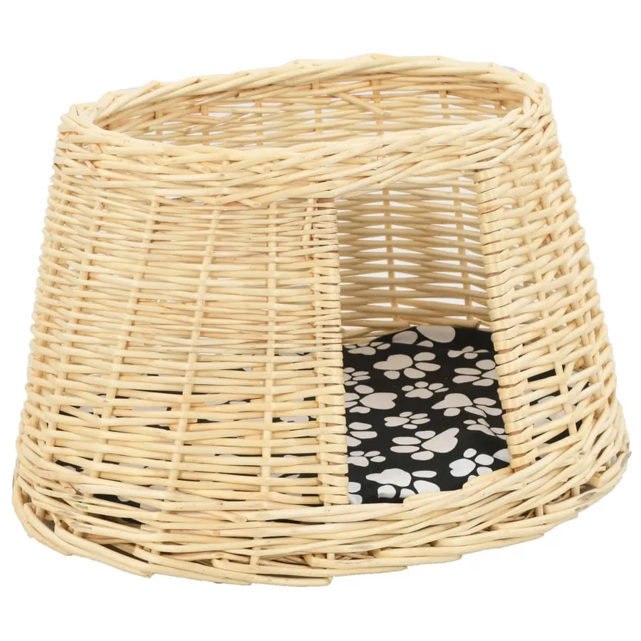 Ensemble de panier pour chats 3 pcs avec coussins 47x34x60 cm - 8