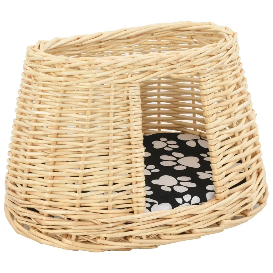 Ensemble de panier pour chats 3 pcs avec coussins 47x34x60 cm - 9