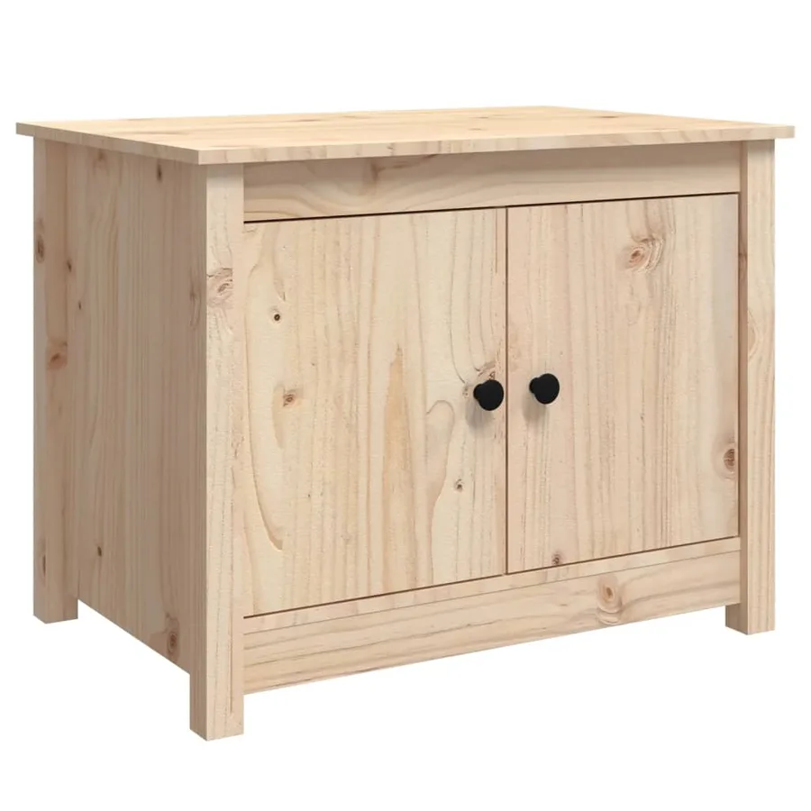 Table basse 71x49x55 cm Bois massif de pin - 2
