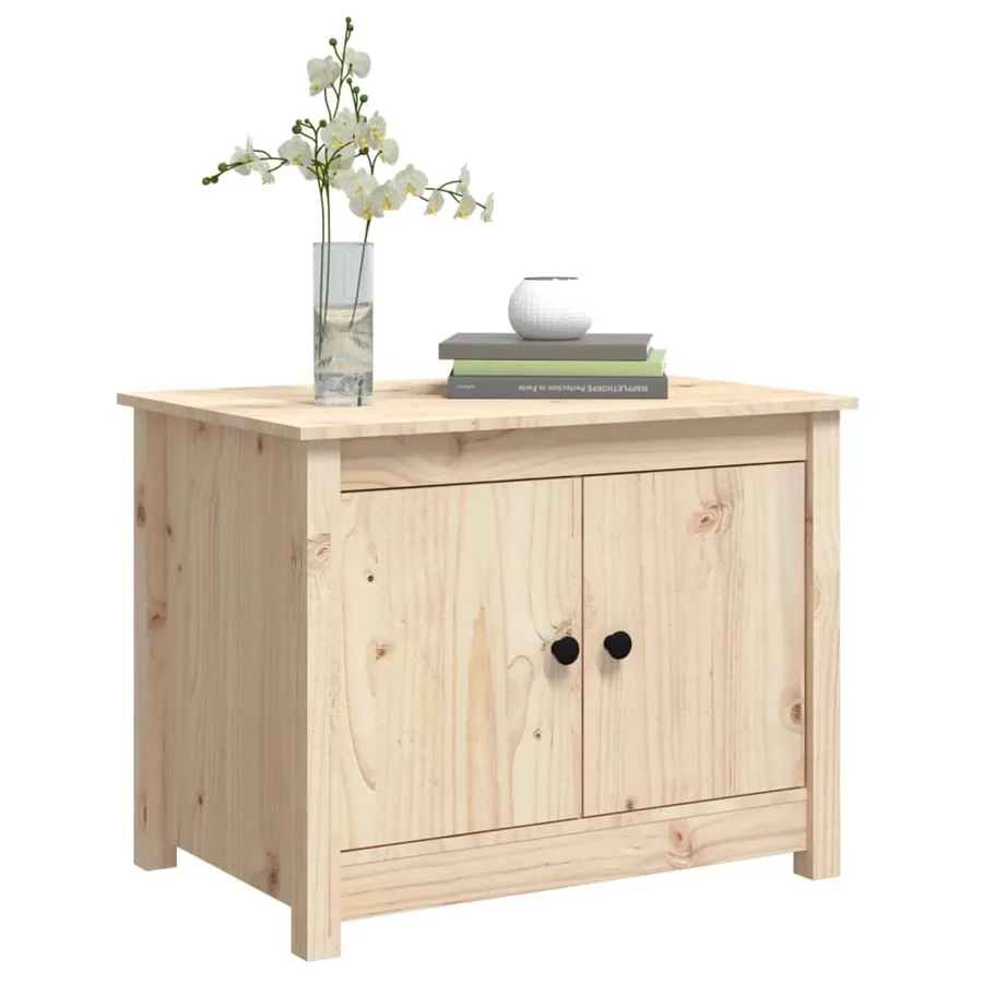 Table basse 71x49x55 cm Bois massif de pin - 4