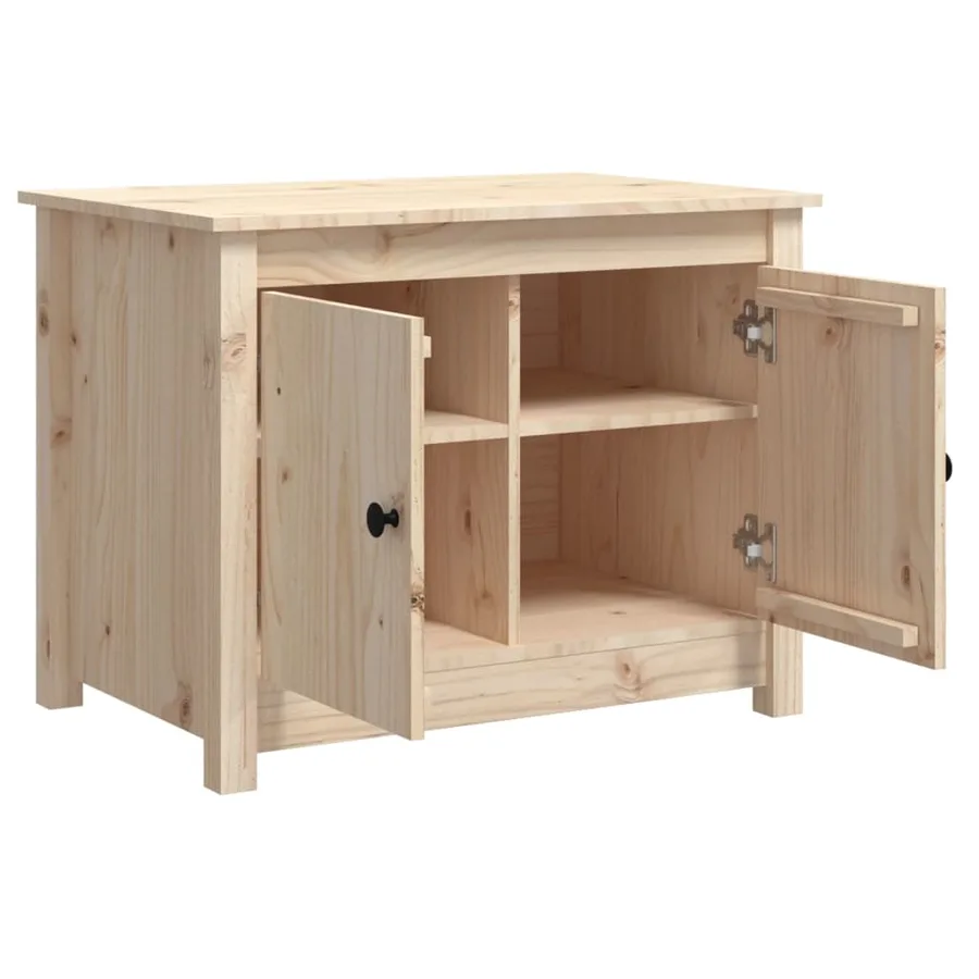 Table basse 71x49x55 cm Bois massif de pin - 7