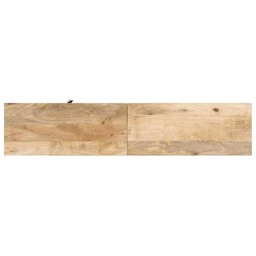Meuble TV 140x30x50 cm Bois de manguier massif - 11