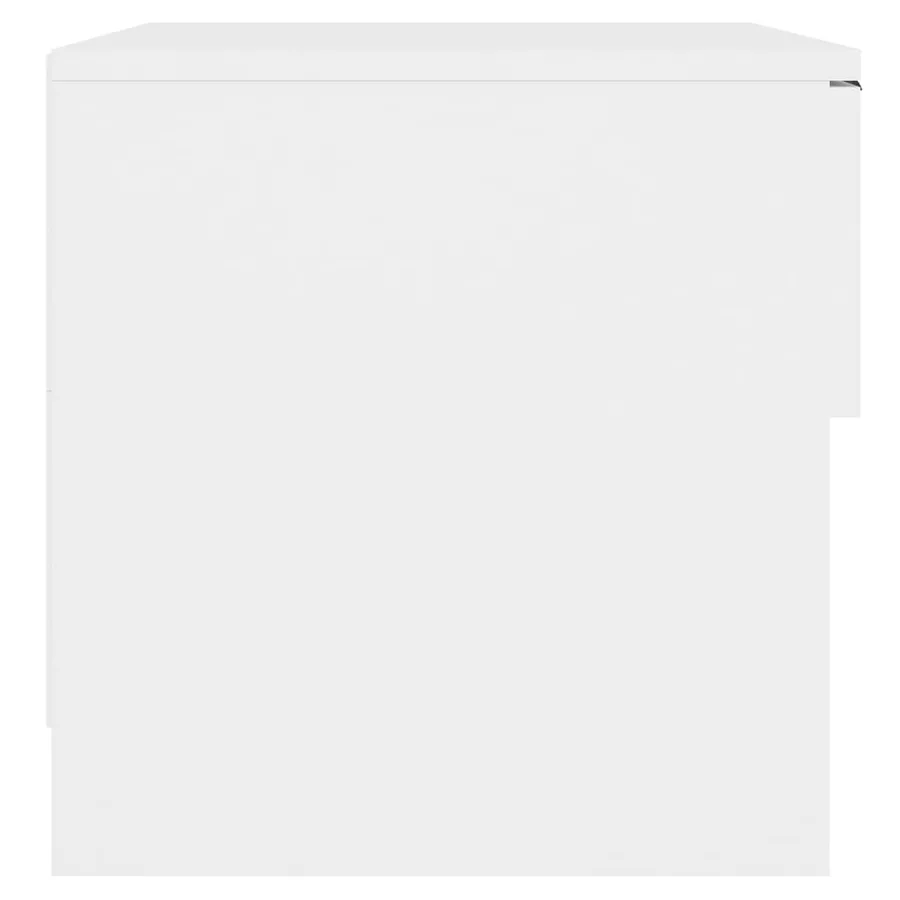 Tables de chevet 2 pcs Blanc Bois d'ingénierie - 5