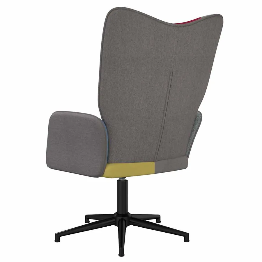 Chaise de relaxation Patchwork Tissu - 5