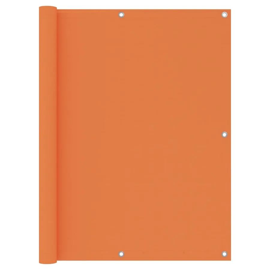 Écran de balcon Orange 120x600 cm Tissu Oxford