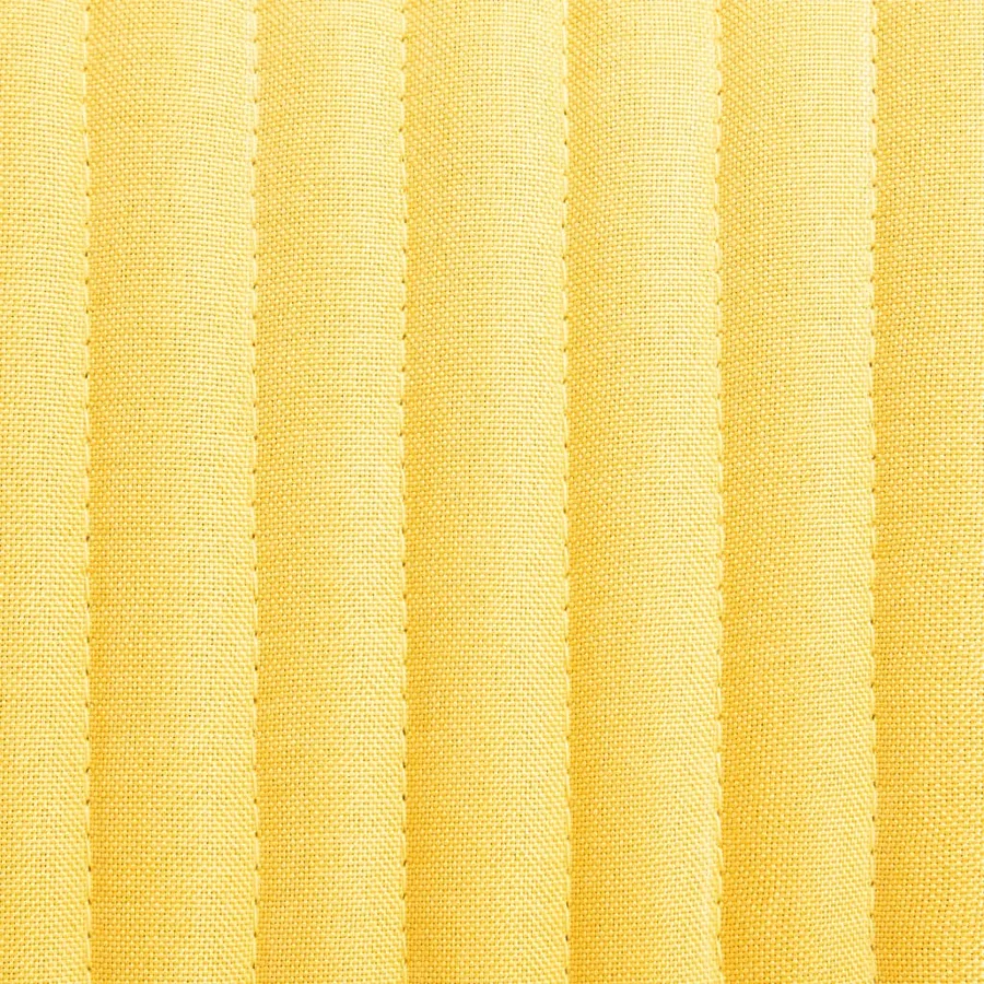 Chaises à manger lot de 6 jaune tissu - 7