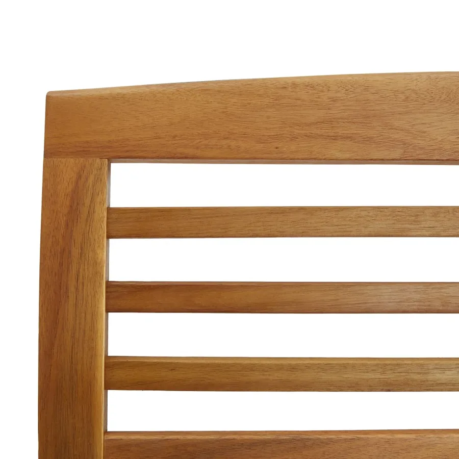 Salon de jardin 4 pcs Bois d'acacia solide - 8