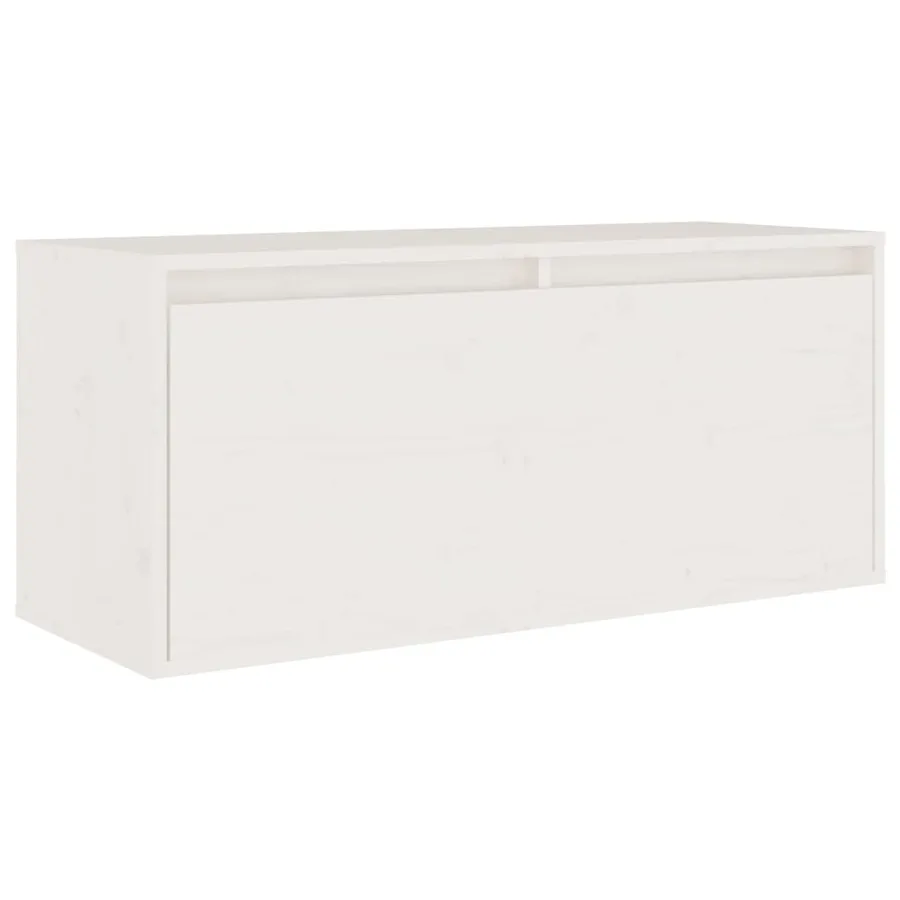 Meubles TV 6 pcs Blanc Bois massif de pin - 5