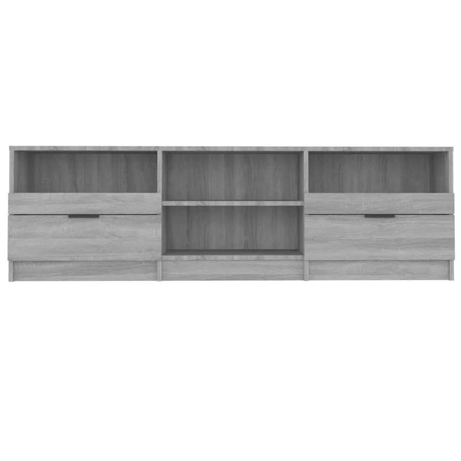 Meuble TV Sonoma gris 150x33,5x45 cm Bois d'ingénierie - 4