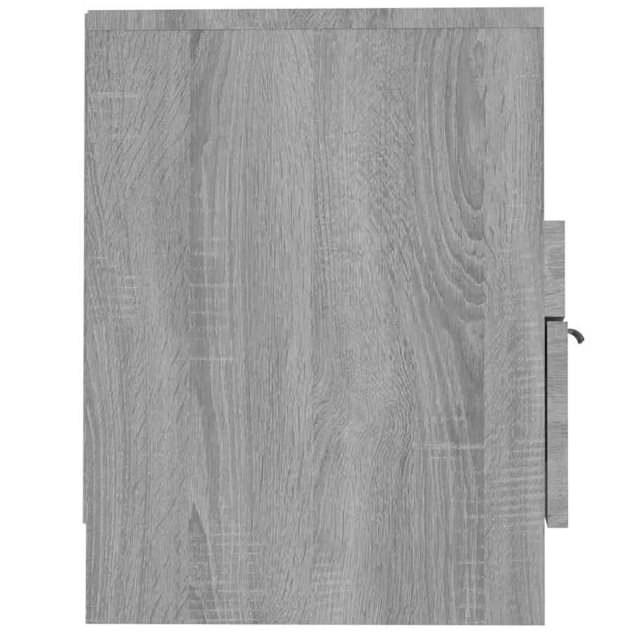 Meuble TV Sonoma gris 150x33,5x45 cm Bois d'ingénierie - 6