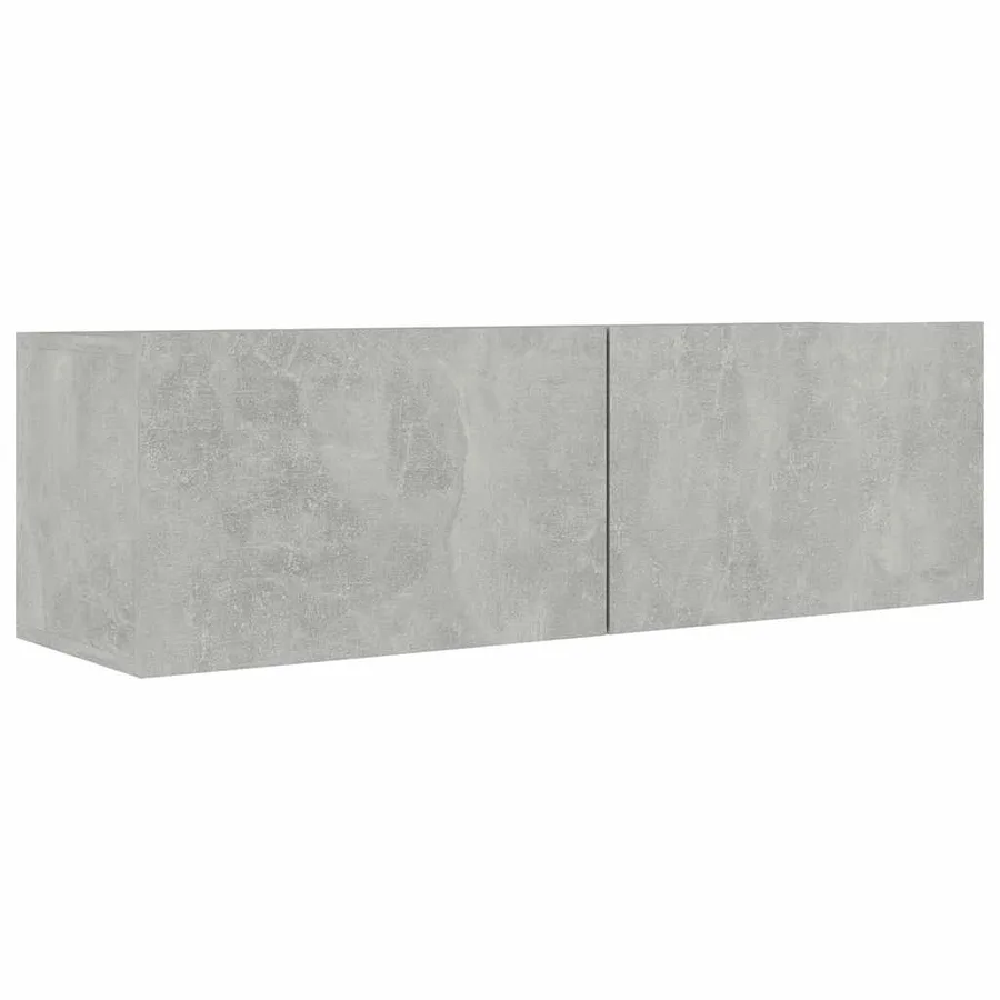 Ensemble de meubles TV 6 pcs Gris béton Bois d'ingénierie - 4