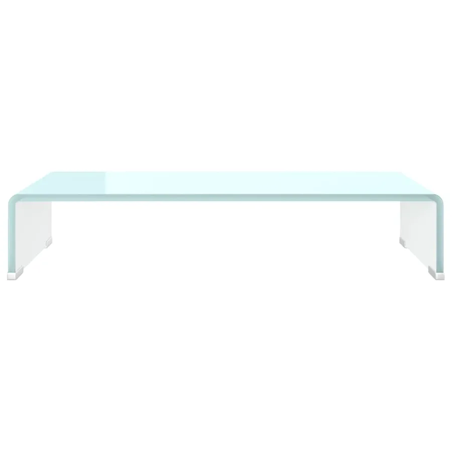 Meuble TV/Support pour moniteur 60x25x11 cm verre vert - 3
