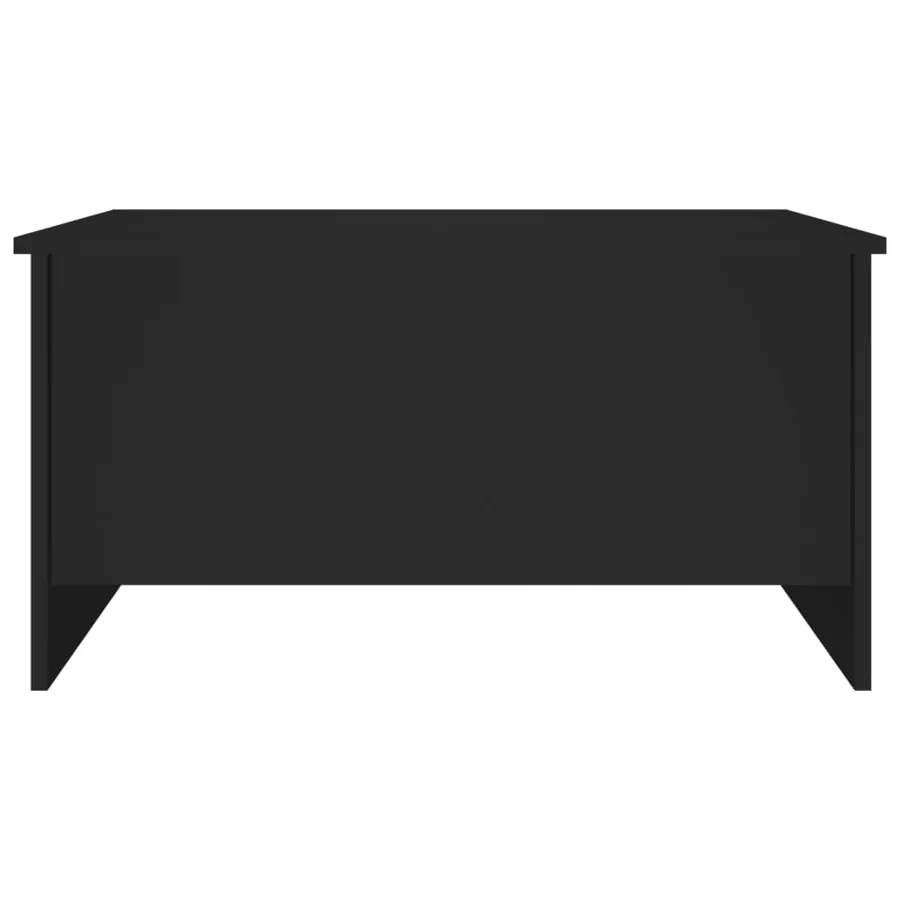Table basse noir 80x55,5x41,5 cm bois d'ingénierie - 4