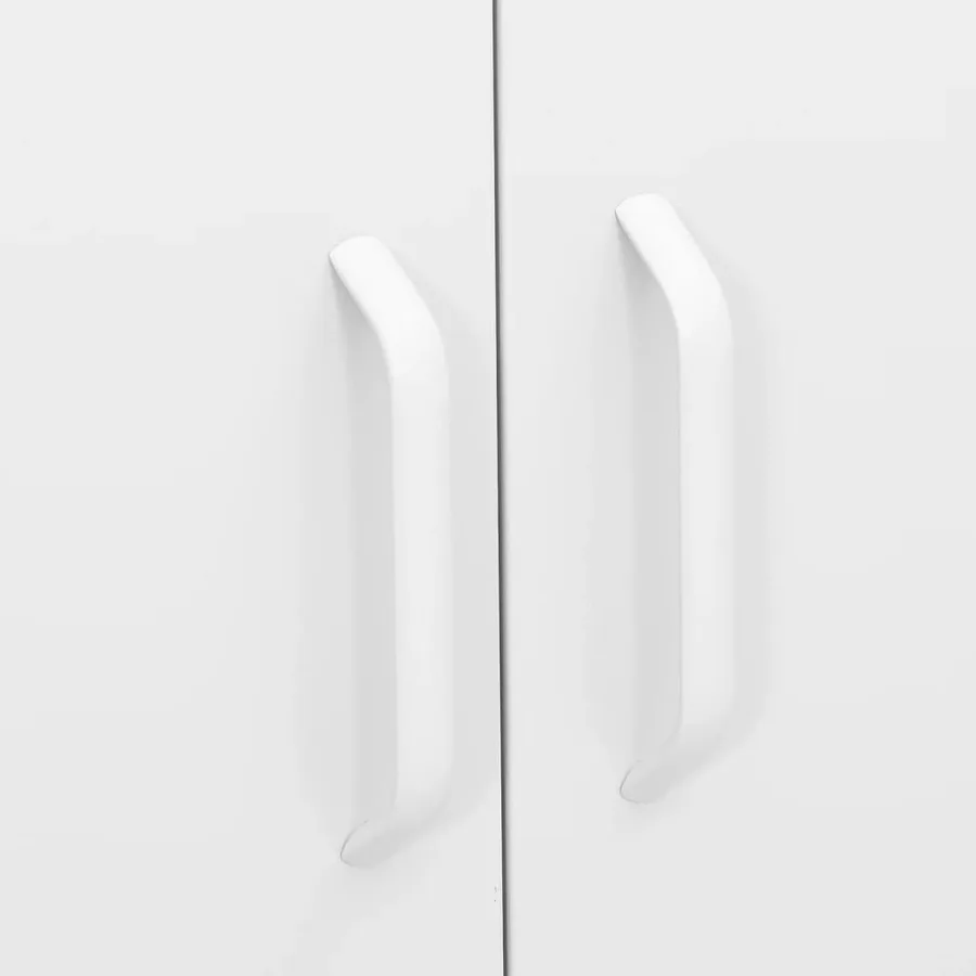 Armoire de rangement Blanc 80x35x101,5 cm Acier - 8