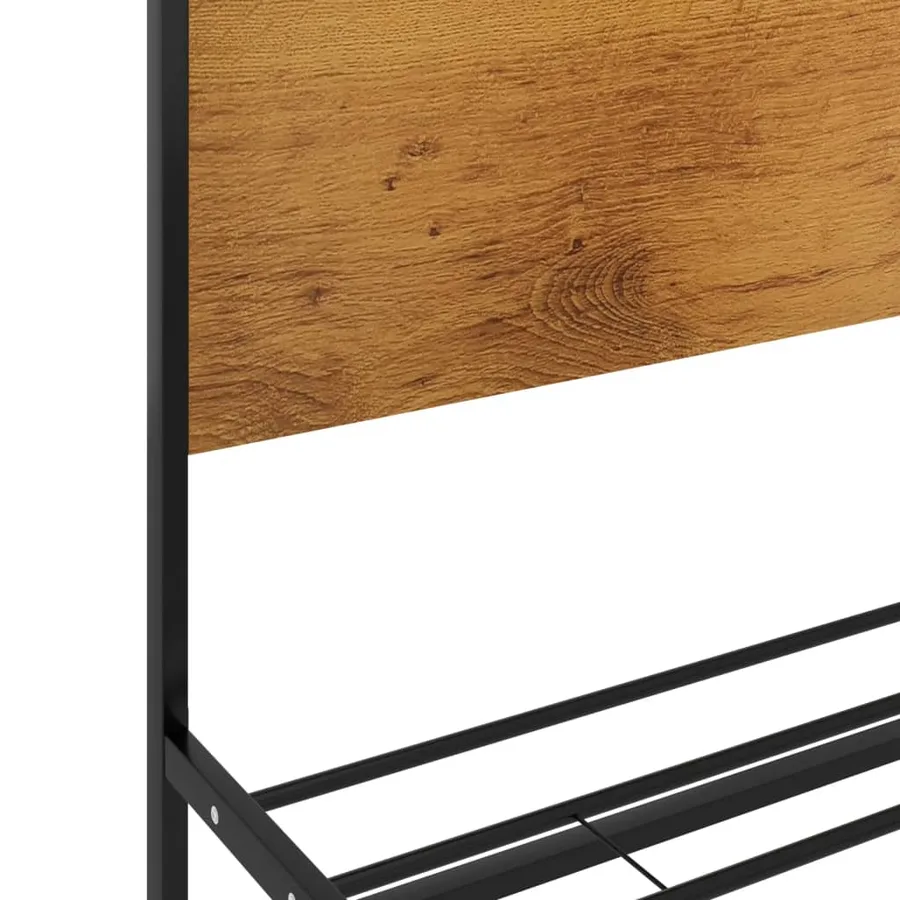 Cadre de lit sans matelas métal 100x200 cm - 5