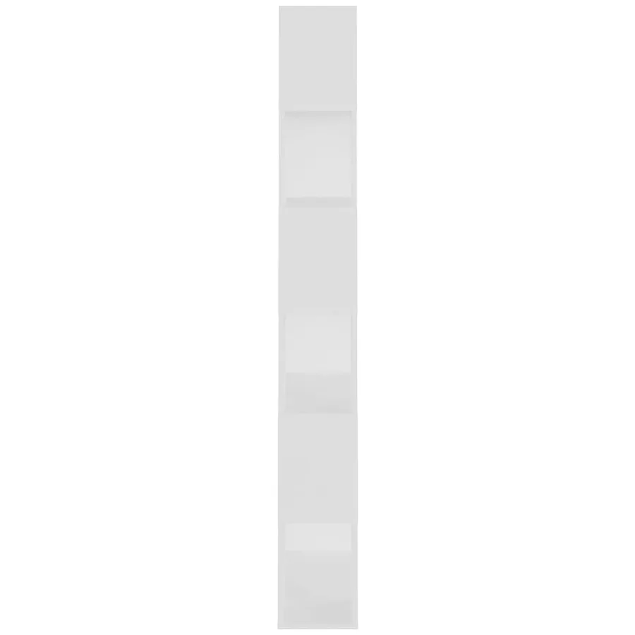 Bibliothèque/Séparateur de pièce Blanc Bois d'ingénierie - 4