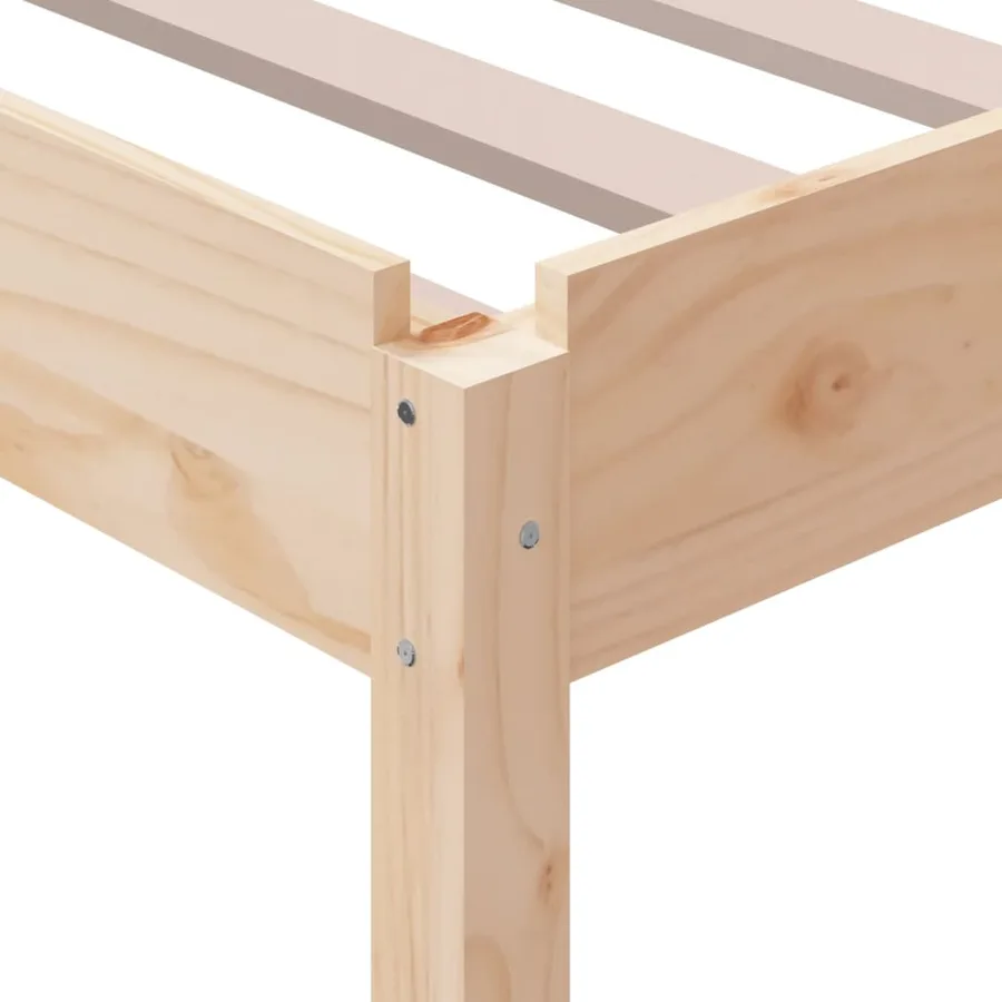 Lit empilable sans matelas 90x190 cm bois de pin massif - 10