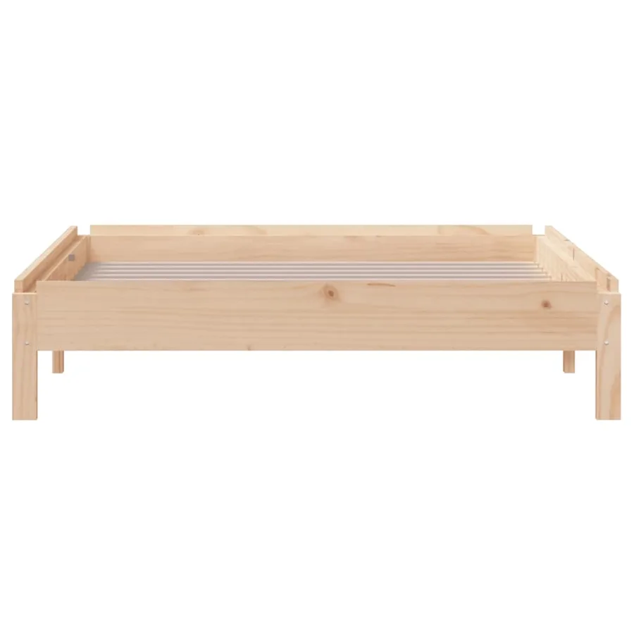 Lit empilable sans matelas 90x190 cm bois de pin massif - 8