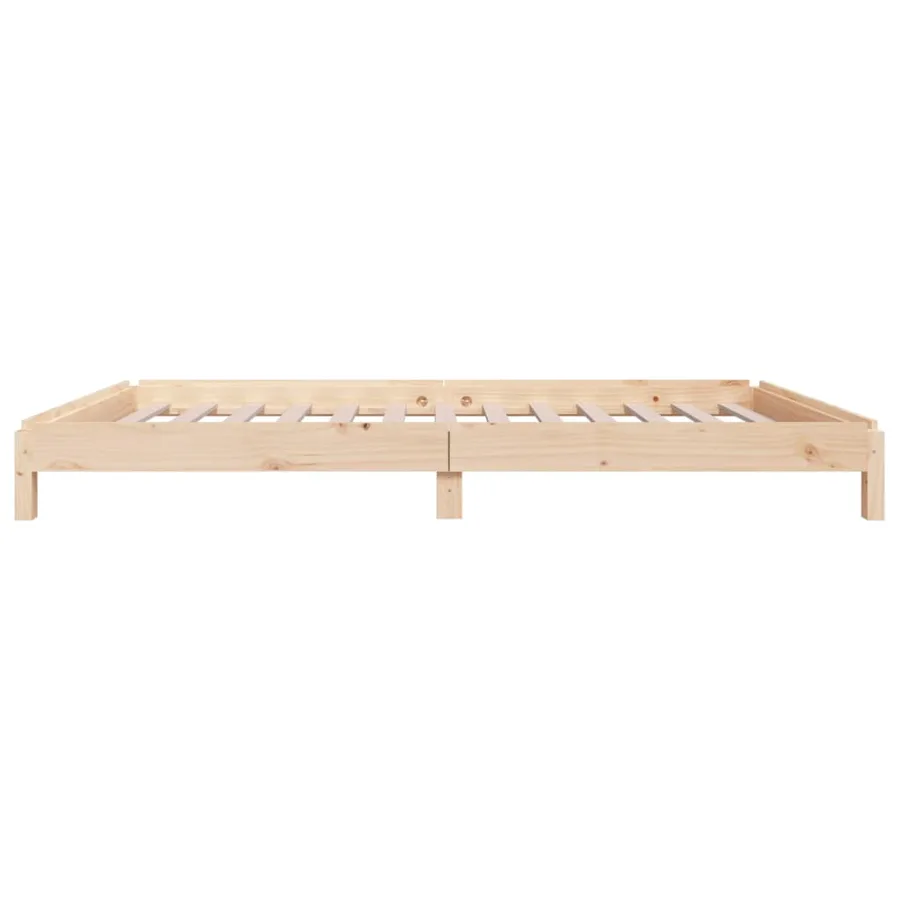 Lit empilable sans matelas 90x190 cm bois de pin massif - 9