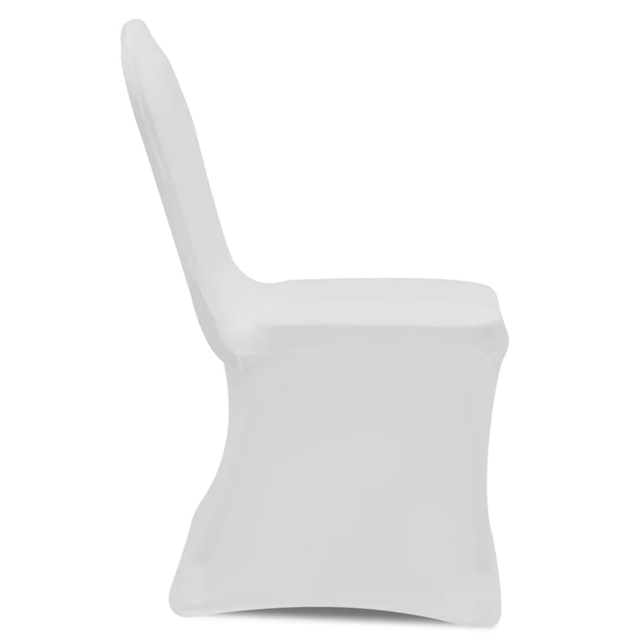 Housses élastiques de chaise Blanc 30 pcs - 4