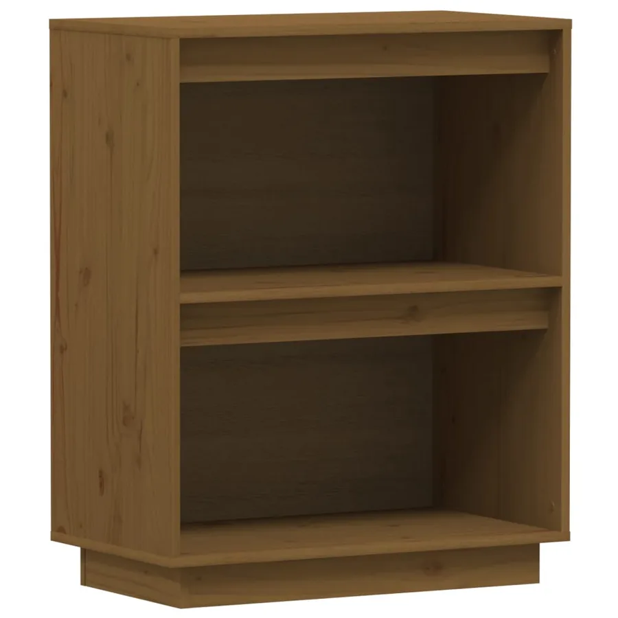 Armoire console Marron miel 60x34x75 cm Bois de pin solide - 2