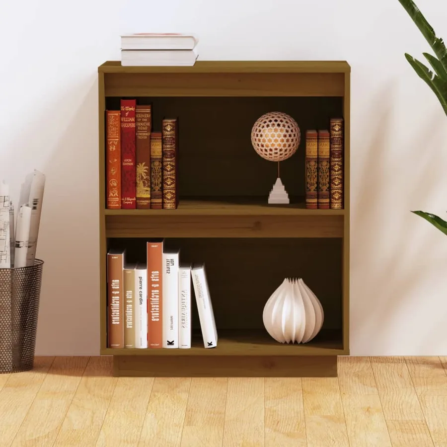Armoire console Marron miel 60x34x75 cm Bois de pin solide - 3