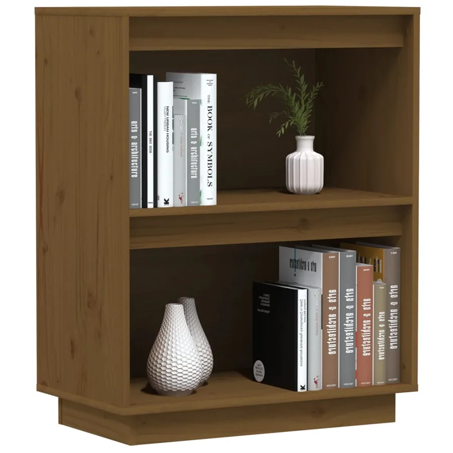 Armoire console Marron miel 60x34x75 cm Bois de pin solide - 4