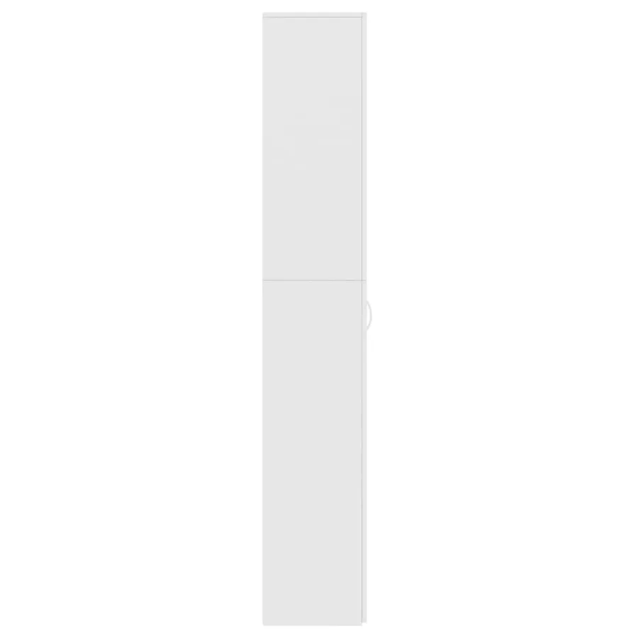 Armoire de bureau Blanc 60 x 32 x 190 cm Bois d'ingénierie - 7