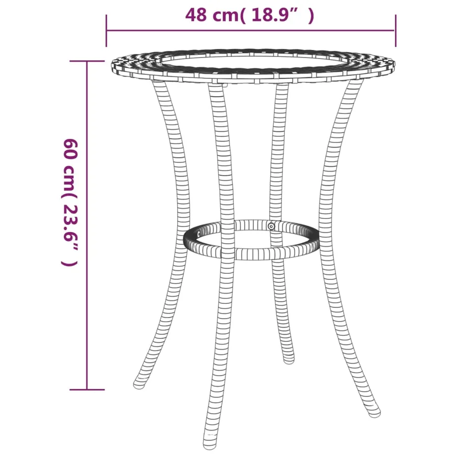 Ensemble de canapés en L 2pcs avec coussins Gris Résine tressée - 10