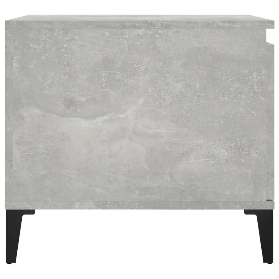 Table basse Gris béton 100x50x45 cm Bois d'ingénierie - 7