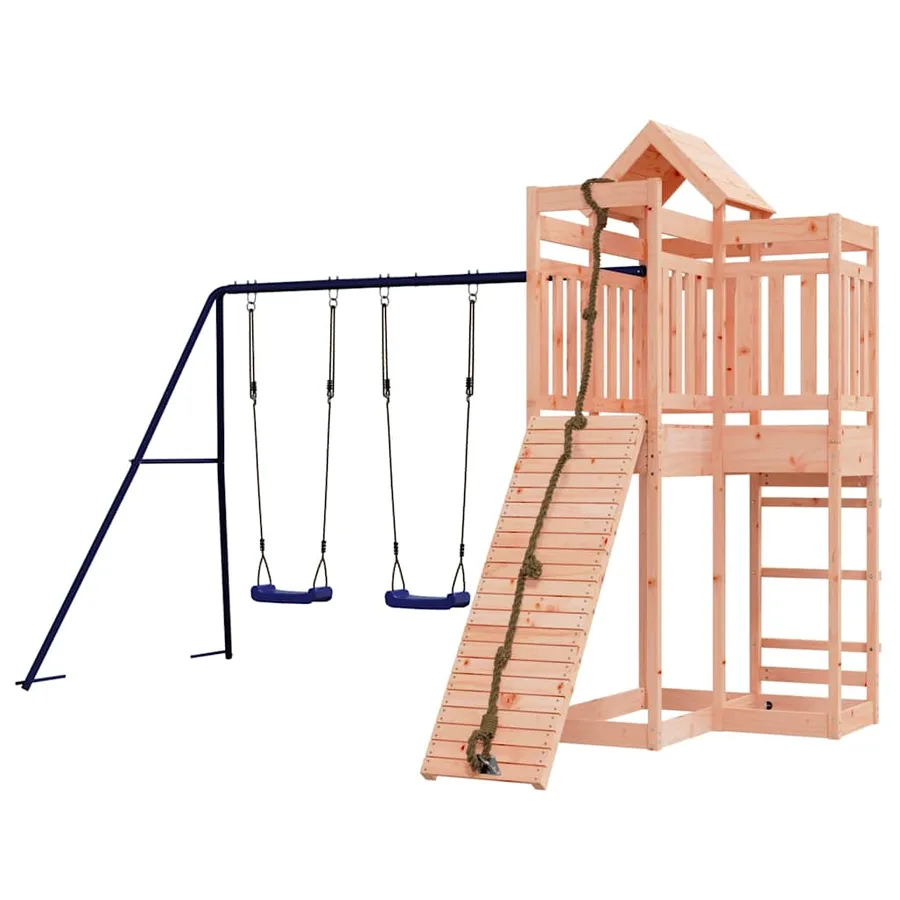 Aire de jeux d'extérieur bois massif de douglas - 3