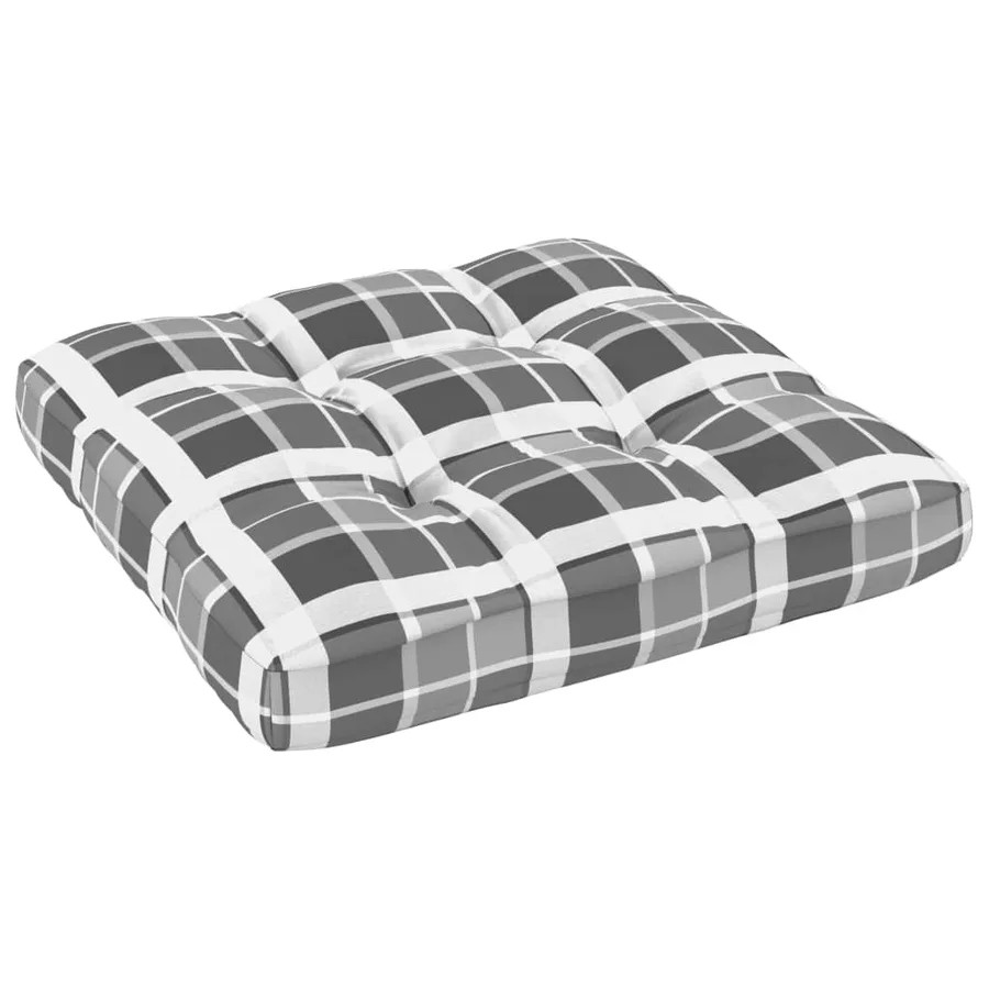 Salon de jardin palette 4pcs avec coussins Bois de pin imprégné - 5