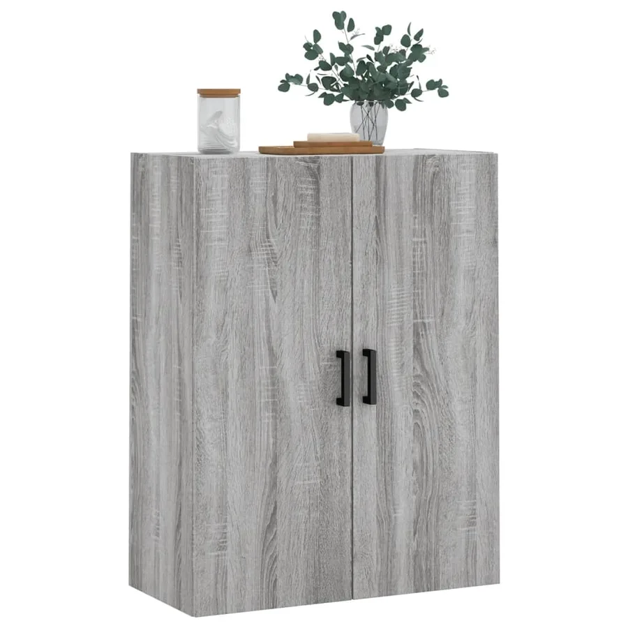 Armoire murale sonoma gris 69,5x34x90 cm - 4