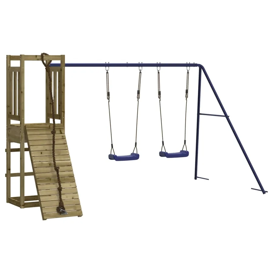 Aire de jeux d'extérieur bois de pin imprégné - 2