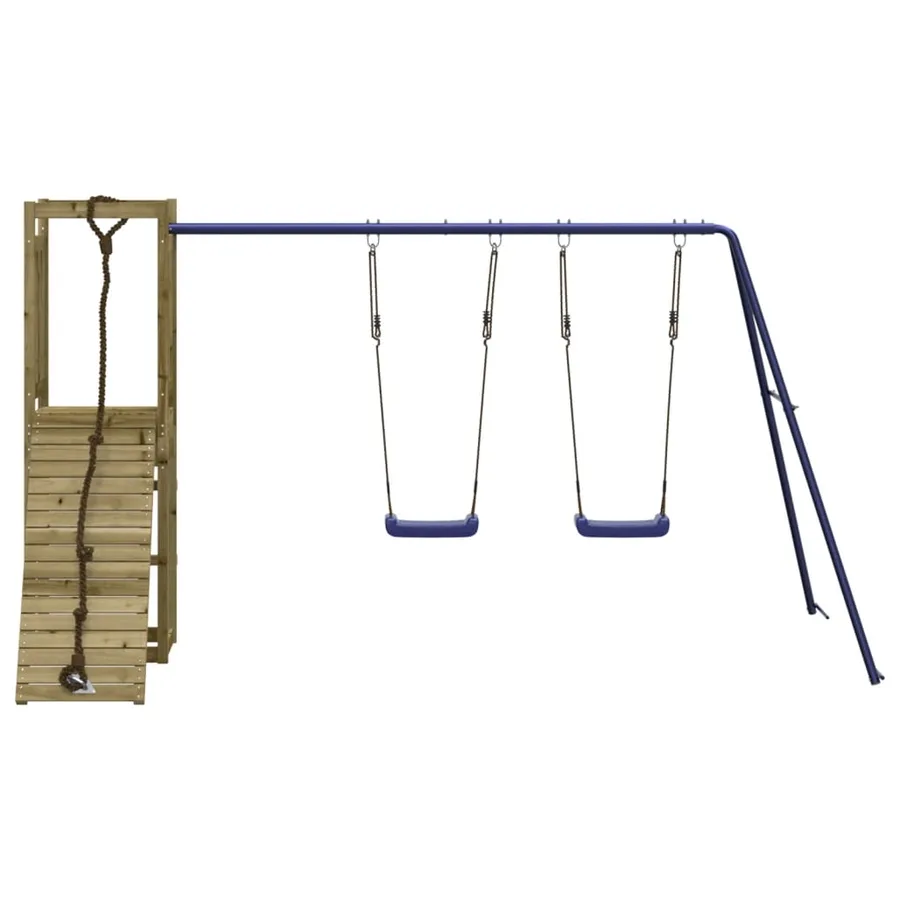 Aire de jeux d'extérieur bois de pin imprégné - 4