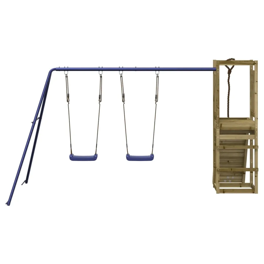 Aire de jeux d'extérieur bois de pin imprégné - 7