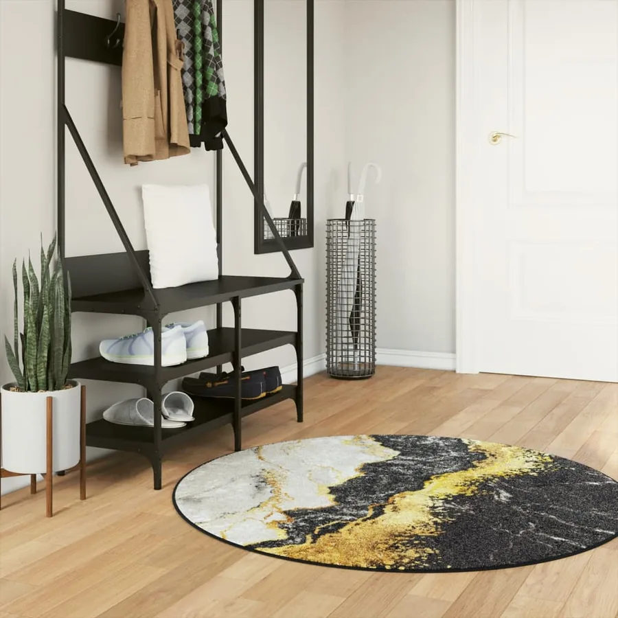 Tapis lavable multicolore Ø 120 cm