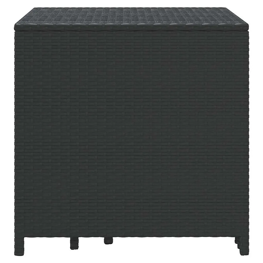 Tables gigognes 3 pcs noir résine tressée - 5
