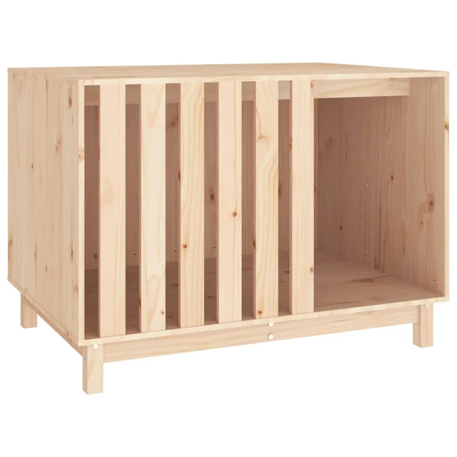 Niche pour chien 100x70x72 cm Bois de pin massif - 2