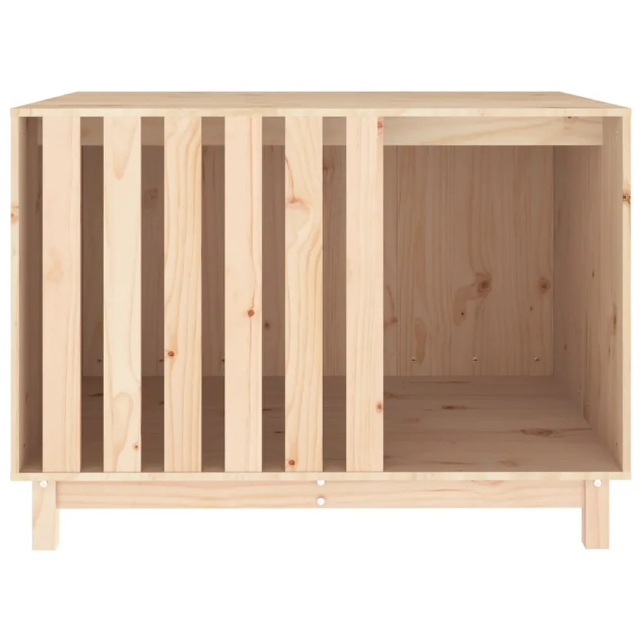 Niche pour chien 100x70x72 cm Bois de pin massif - 4