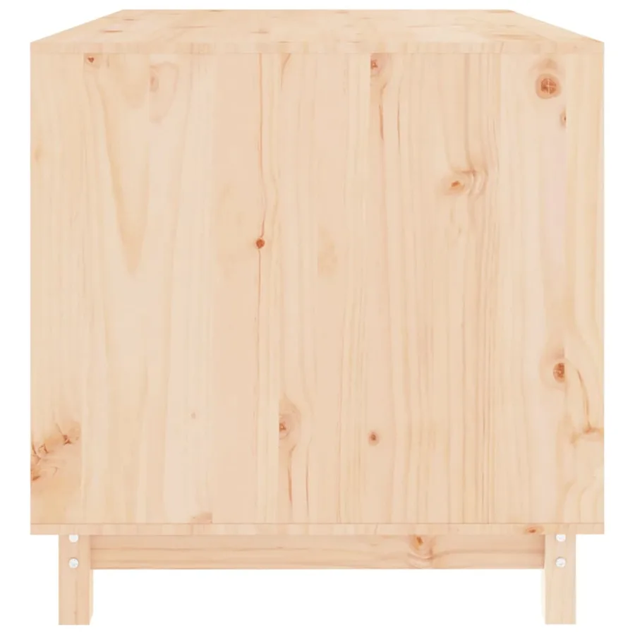 Niche pour chien 100x70x72 cm Bois de pin massif - 5