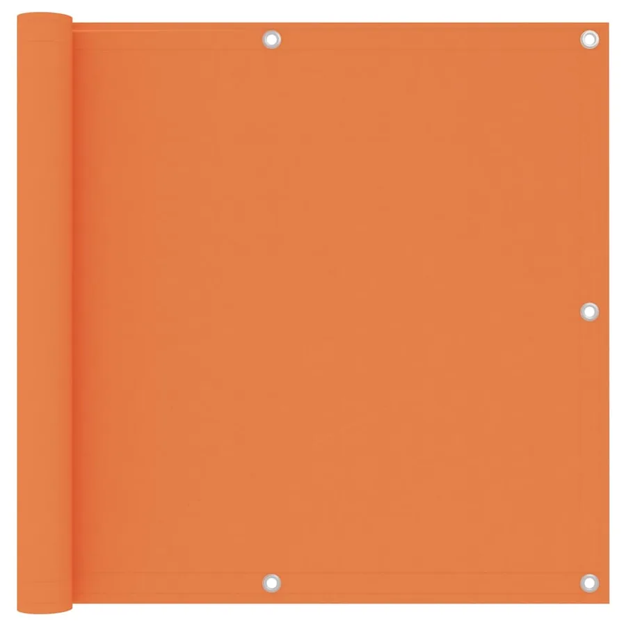 Écran de balcon Orange 90x300 cm Tissu Oxford