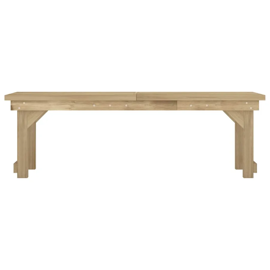 Ensemble à manger de jardin 3 pcs Bois de pin imprégné - 5